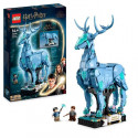 LEGO Harry Potter 76414 Expecto Patronum, Maquette 2-en-1 avec Figurines Animales Cerf et Loup