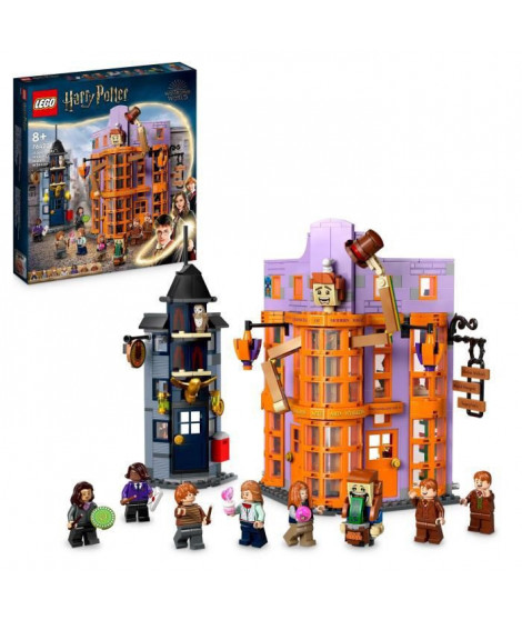 LEGO Harry Potter 76422 Le Chemin de Traverse : Weasley, Farces pour Sorciers Facétieux, Jouet