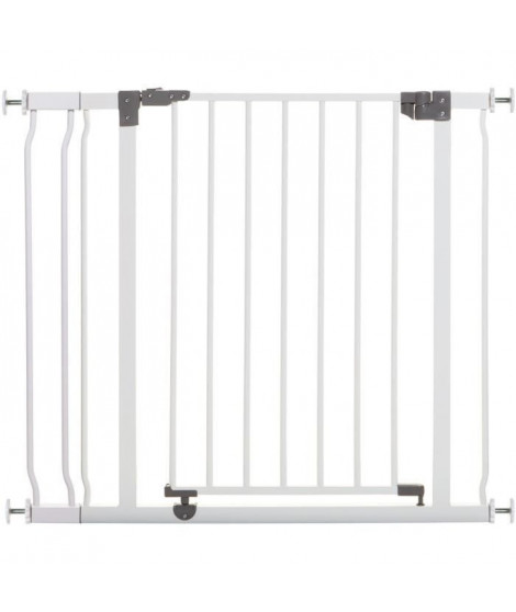 Dreambaby barriere de sécurité et extensionLiberty s'adapte a des ouvertures comprises entre 84 et 90 cm de largeur Blanc