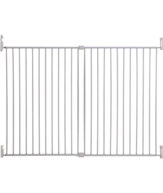 Dreambaby Barriere de sécurité Broadway Gro-Gate Extra-Large et Extra-Grande (pour 76 - 134 cm), blanc
