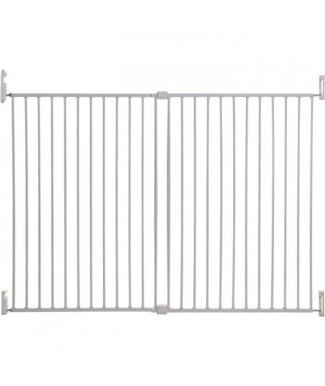 Dreambaby Barriere de sécurité Broadway Gro-Gate Extra-Large et Extra-Grande (pour 76 - 134 cm), blanc