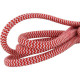 Chacon Rallonge textile rouge/blanc 6A - 1,5m -Fiche blanche