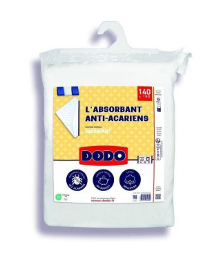 Protege matelas absorbant - 140x190 cm - Coton - Anti acariens