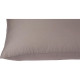 Taie d'oreiller carrée DODO - Coton - 65x65 cm - Taupe - Fabriqué en France