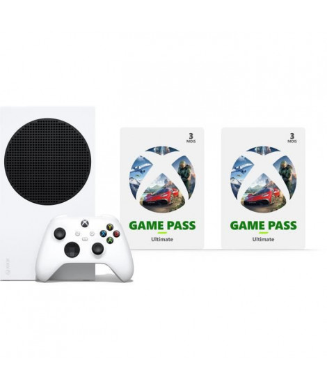 Pack Console Xbox Series S - 512 Go + Game Pass Ultimate 6 mois