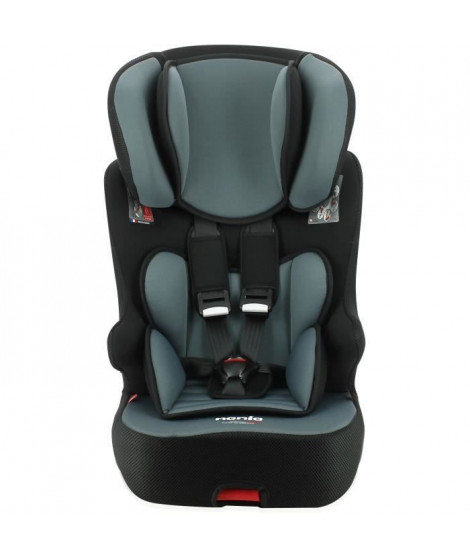 Siege auto NANIA RACER - Isofix - Groupe 1/2/3 (9-36Kg) - Tetiere réglable en hauteur - Access gris - Fabriqué en France