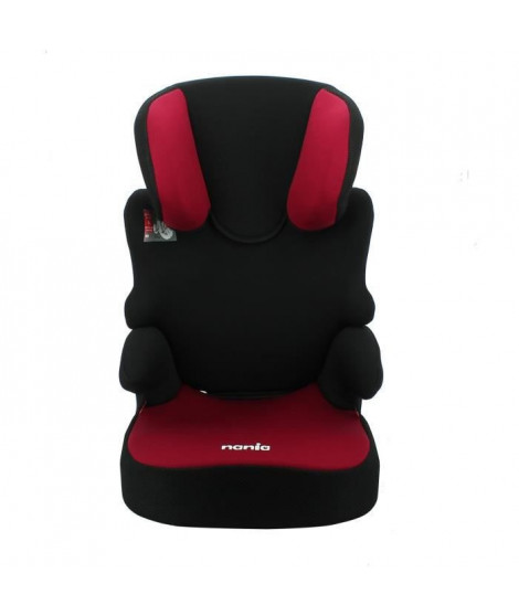 Rehausseur NANIA BEFIX - Isofix - Groupe 2/3 (15-36Kg) - Avec dossier -Tetiere réglable en hauteur -Access rouge -Fabriqué en…