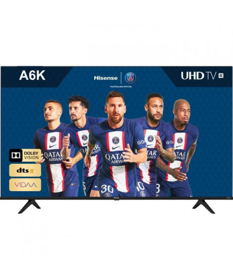 HISENSE 43A6K - TV LED 43(108cm) - UHD 4K - Dolby Vision - Smart TV - 3 x HDMI