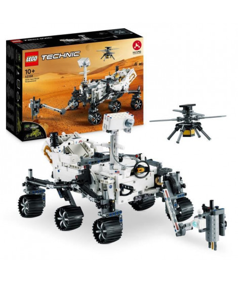 LEGO Technic 42158 NASA Mars Rover Perseverance, Jouet Découverte de l'Espace, avec AR App