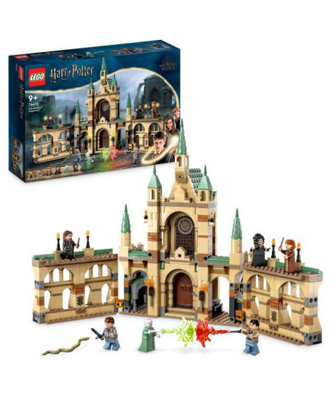 LEGO Harry Potter 76415 La Bataille de Poudlard, Jouet de Château avec Minifigurine Voldemort