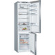 bosch - réfrigérateur combiné 60cm 337l a+++ brassé inox - kge39alca