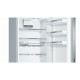 bosch - réfrigérateur combiné 60cm 337l a+++ brassé inox - kge39alca