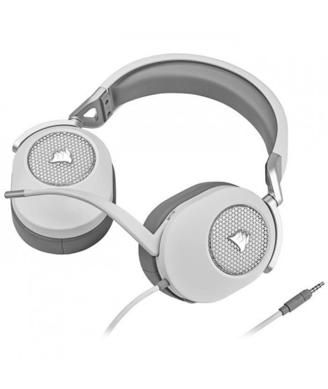 CORSAIR Casque gaming HS65 SURROUND - Blanc (CA-9011271-EU)