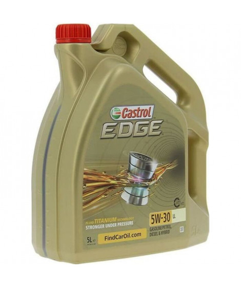 CASTROL Huile-Additif Edge LL - Synthetique / 5W30 / 5L