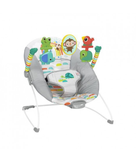 BRIGHT STARTS Transat Playful Paradise, vibrations apaisantes, jouets interactifs, 0-6 mois