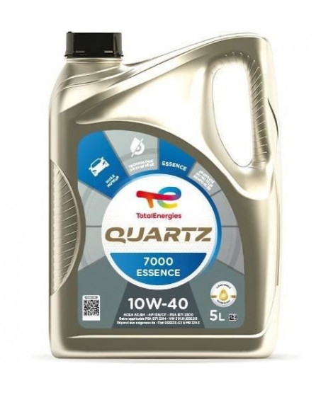 TOTAL HUILE MOTEUR 5L QUARTZ 7000 ESSENCE 10W40