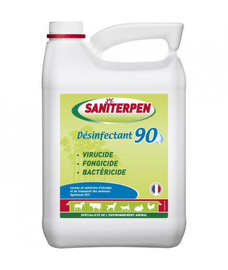 SANITERPEN - Désinfectant 90 5L.