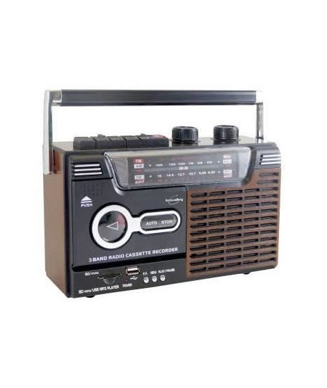 RADIO AM FM K7 LECTEUR ENREGISTREUR - INOVALLEY - RK10N