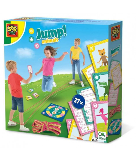 Jump! Animals - Sauts a l'élastique : défis  avec  des cartes