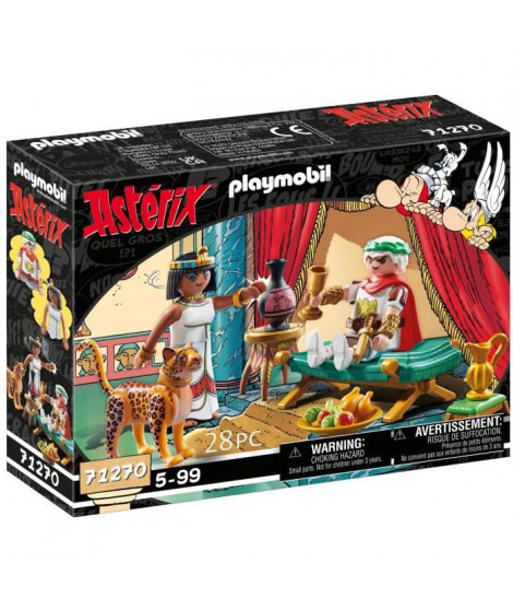 PLAYMOBIL - 71270 - Astérix : César et Cléopâtre