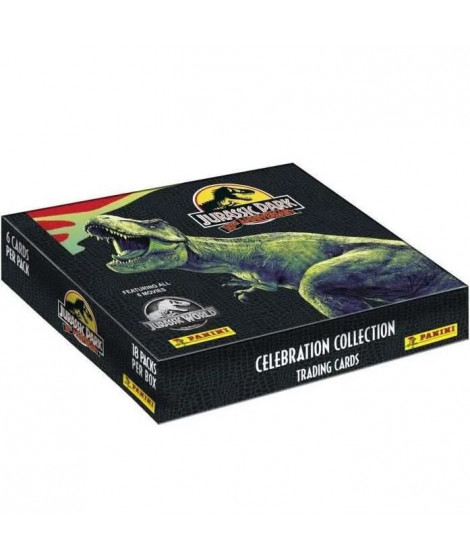 JURASSIC MOVIE 3 TC - 30EME ANNIVERSAIRE - Boite de 18 pochettes (pochettes de 6 cartes)