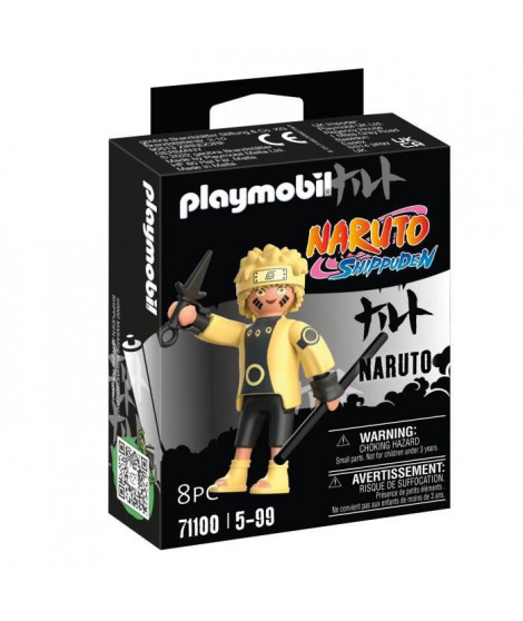 PLAYMOBIL 71100 Naruto Rikudou Sennin Mode - Naruto Shippuden - Héros issu de manga ninja