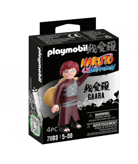 PLAYMOBIL 71103 Gaara - Naruto Shippuden - Héros issu de manga ninja