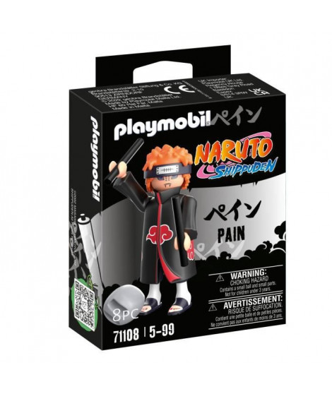 PLAYMOBIL 71108 Pain - Naruto Shippuden - Héros issu de manga ninja