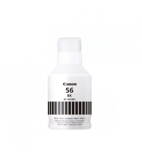 Bouteille d'encre - CANON - GI-56BK - Noir - Compatibilité MAXIFY GX - (4412C001)