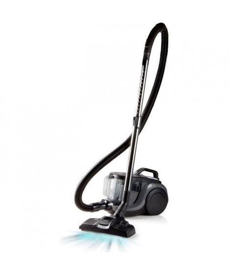 DOMO DO7295S - Aspirateur Traineau sans sac - Systeme cyclonique - Nouvelle brosse Deep clean  - Réservoir a poussiere 2,5l