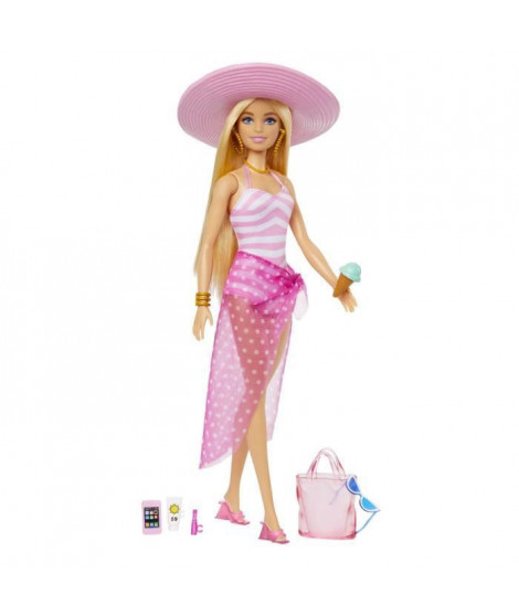 BARBIE - BARBIE BEACH DAY BARBIE (CP4) - 21A - poupée - 3 ans et +