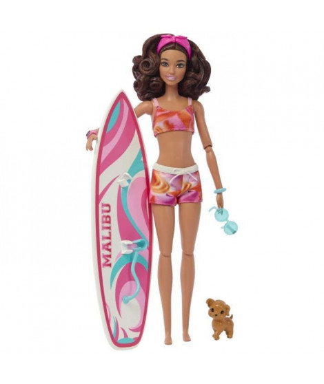 BARBIE - BARBIE BARBIE SURF DOLL + ACCY (CP6) - 21A - poupée - 3 ans et +