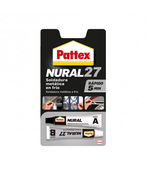 Adhésif instantané Pattex nural 27 Gris 22 ml Pâtes