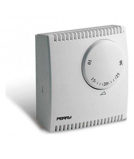 Thermostat Perry 03015 Blanc Analogique