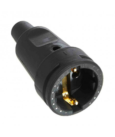 Base enfichable Kopp Aérienne Noir 250 V 16 A