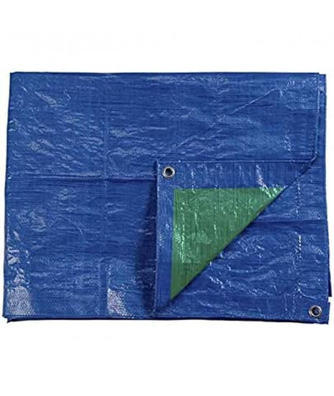 Auvent EDM Bleu Vert Double face 5 x 8 m 90 g