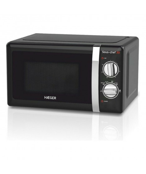 Micro-ondes Haeger Sous-chef 20 20 L Noir 700 W (20 L) 700W