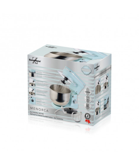 Mixeur/mélangeur de pâte SwissHome 1200 W 5 L