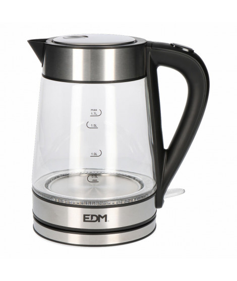 Bouilloire Électrique avec Voyant LED EDM 1850-2200 W Verre 1