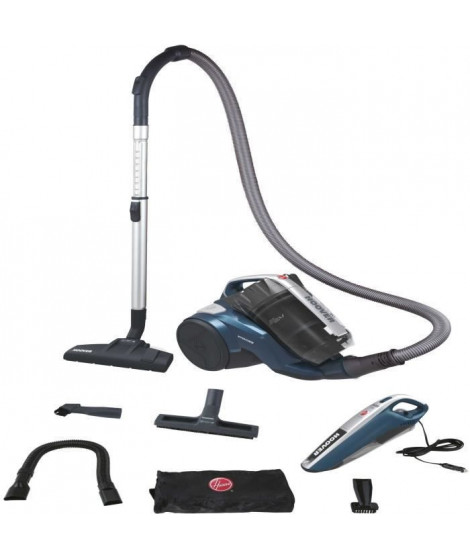 HOOVER KHROSS KS42JCAR - ASPIRATEUR TRAINEAU SANS SAC - 550 W - silencieux 79 db