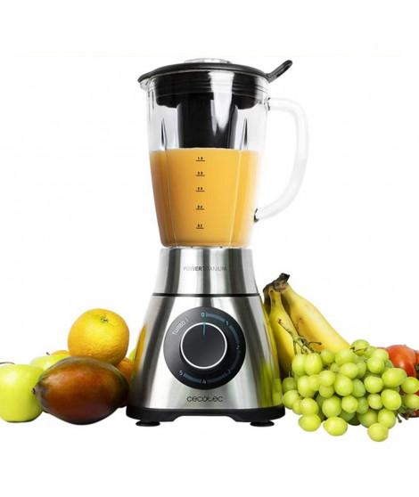 Bol mixeur Cecotec Power Black Titanium 1300 PerfectMix 1