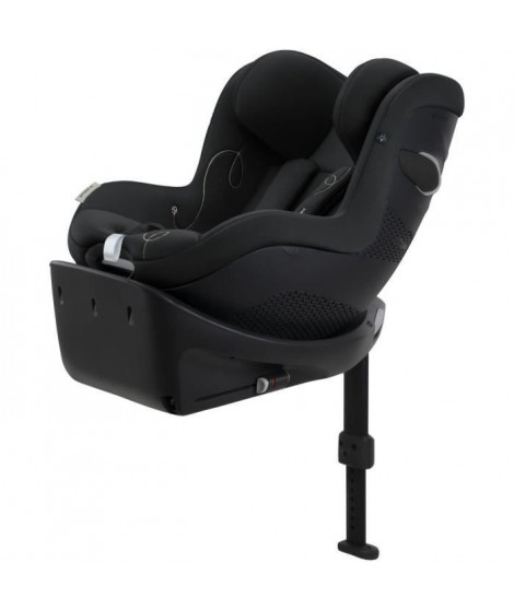 Siege auto CYBEX SIRONA Gi i-Size - Groupe 0+/1 - Rotation 360° - Harnais 3 points - Face et dos route - Moon Black