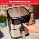 MOULINEX Friteuse sans huile + grill 4.2 L Température réglable 8 programmes automatiques Timer digital Air fryer EZ505D10