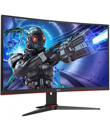 Ecran PC Gamer Incurvé - AOC - C27G2ZE/BK - 27  - Dalle VA - 0,5 ms - 240 Hz - 2 x HDMI / DisplayPort 1.2 - Freesync Premium