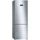 Réfrigérateur combiné pose-libre - BOSCH KGN49XLEA SER4 - 2 portes - 438 L - H203XL70XP67 cm - inox