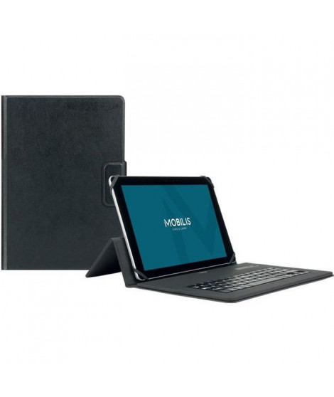 Coque de protection folio universelle pour tablette - 9-11 - MOBILIS - Avec clavier bluetooth français pour tablette - Noir