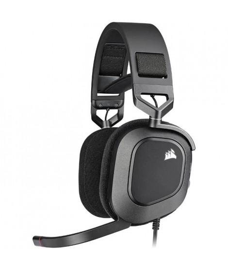 CORSAIR Casque gaming premium HS80 RGB USB - Carbone (CA-9011237-EU)