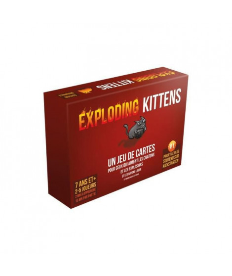 Exploding Kittens la base|Asmodee - Jeu de cartes - Jeu d'ambiance - 2 a 5 joueurs - 6 ans et plus