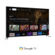 CONTINENTAL EDISON - CELED65SGUHD23B6 - TV LED UHD 4K - 65'' (164cm) - Smart Google TV - Wifi Bluetooth - 4xHDMI - 2xUSB