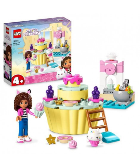 LEGO Gabby et la Maison Magique 10785 Praline et P'tichou S'Amusent, Jouet avec Figurines Chat